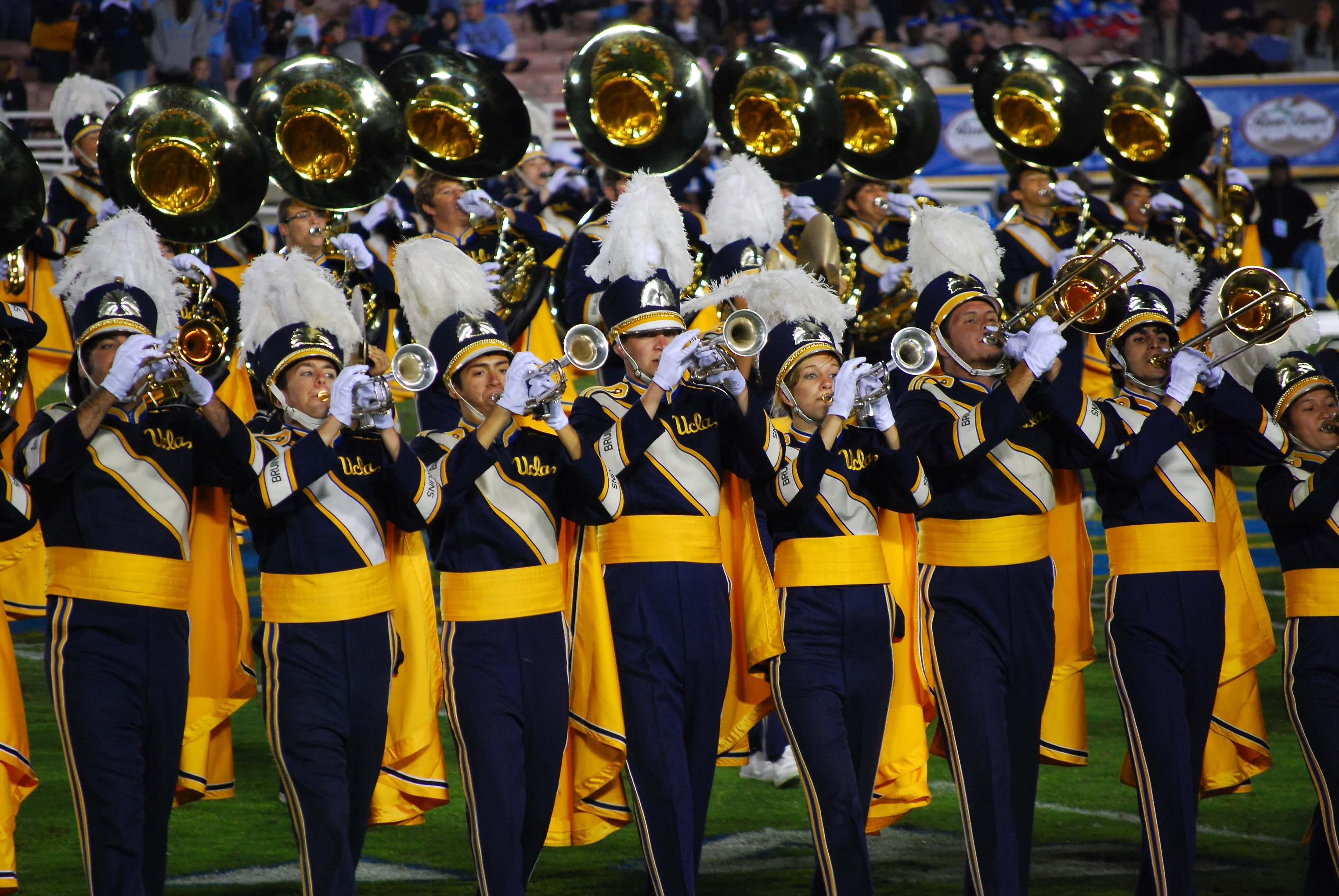 photo of the UCLA Marching Band